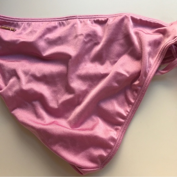 3/$15 Victoria’s Secret pink satin tie string bikini bottom - Picture 6 of 9